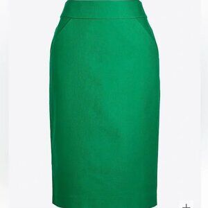 J Crew Kelly Green Pencil Skirt